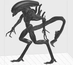 Alien 3D print model