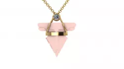 Arrowhead pendant mounting 3D print model