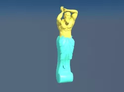 Atlant statuette 3D print model
