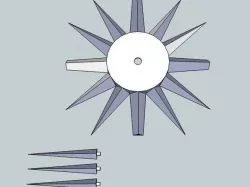 Atomic Age Wall Clock