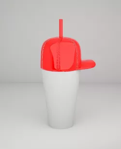  Bottle with cap 3D print model