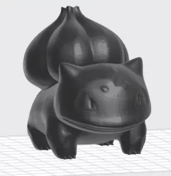 Bulbasaur Pokemon 3D print model