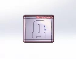 button D for the receiver of the GAZ 21 3D print model