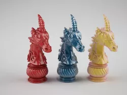 chess drake-horse  3D print model