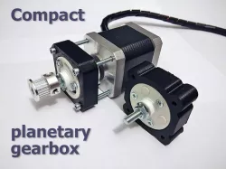 Compact planetary gearbox 3D print model