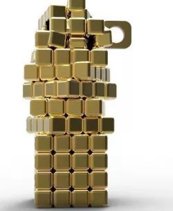 crazy cubes pendant 3D print model