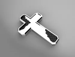 Cross 3DM STL 3D print model
