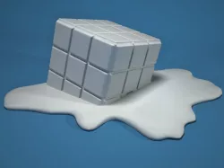  Cube to melt for 3d printing 3D print model