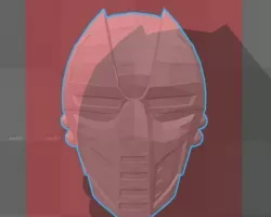 Cyrax Helmet from Mortal Kombat 3D print model