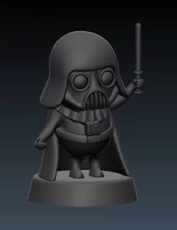 Darth Vader in Steam 3D print model