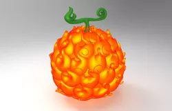 Devil Fruit - Mera Mera no Mi 3D print model