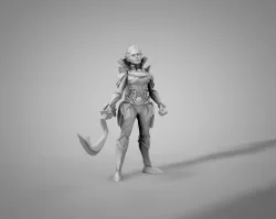 Diana 3D print model