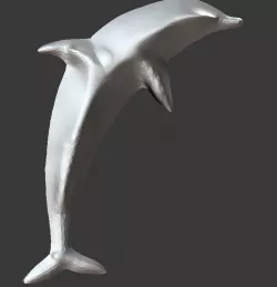Dolphin figure 3D print model
