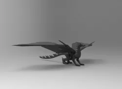 Dragon 3D Printable 3D print model