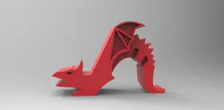 Dragon Phone holder  3D print model
