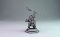 Dwarf wizard 3D print model