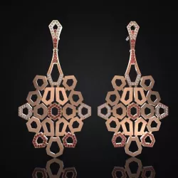 EARRINGS HEPHAESTUS 3D print model
