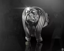 Egyptian god Horus 3D print model