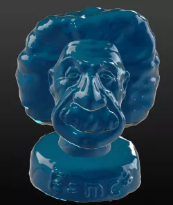 Einstein Head 3D print model