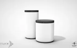 ELEMENTs STORAGE JAR - FAT 3D print model