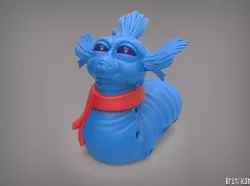 Ello Worm 3D print model