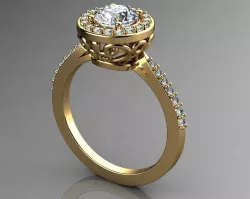 Engagement Rings Brilliant Earth Diamond Rings 3D print model