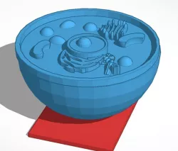 Eukaryotic Animal Cell 3D print model