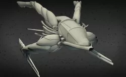Exploration Spaceship 3D print model