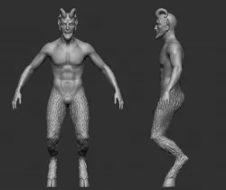 Fantasy Creature Base Mesh 3D print model