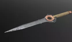 Fantasy Knife Letter Opener 3D print model
