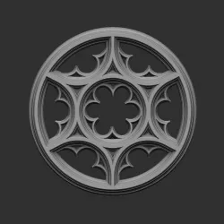 Gothic Tracery 3D print model