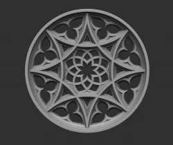 Gothic Tracery 5 3D print model