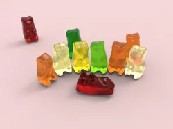 Gummy bear DAE 3D print model