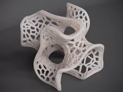 Gyroid Voronoi Lattice 3D print model
