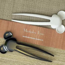 hair clip hairpin Mickey mouse 3D print model