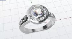 Halo ring 3D print model