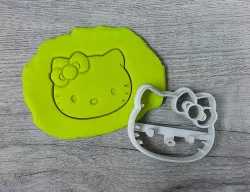 Hello Kitty cookie cutter 3D print model