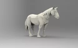 Horse 3D Printable  3D print model