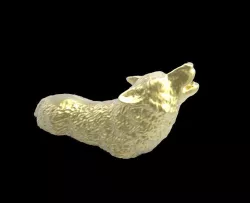 Howling Wolf Torso 3D print model