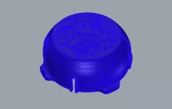 HUB CAP for FIAT STEEL WHEEL PCD98 3D print model