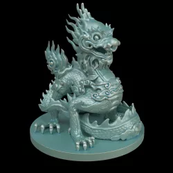 Imperial dragon 3D print model