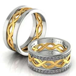 Infinity Twisted  Ring 3D print model