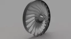 Jet Engine 3D print model
