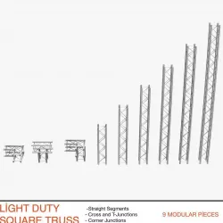 Light Duty Square Truss 006 3D print model