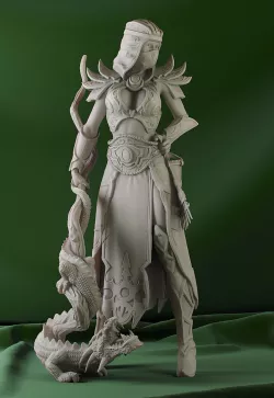 Lightning Dragon Set pose 2 3D print model