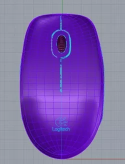 Logitech Mouse 3D print model