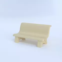 Marble bench for architecture-props 3D print model