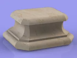 Marble Socle 02 3D print model