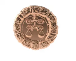 Medal Astro Libra 3D print model