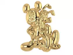 Mickey mouse and Pluto 3D print model